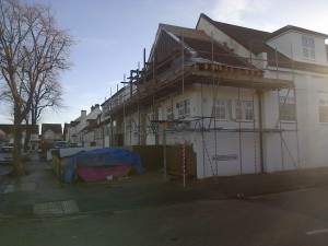 Wentworth Hall corner with Ruskin Road