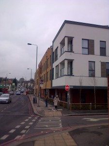 Carter House viewed from the east in Carshalton Road