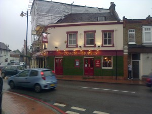 Fox and Hounds Public House, Carshalton High Street as seen on Friday 8th March 2013