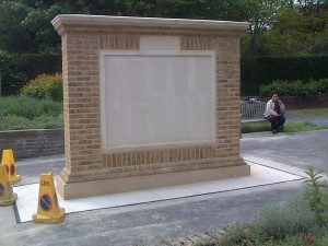 The WW2 memorial at Carshalton