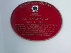 Old Carshalton Post Offices (old bank building)